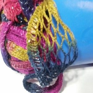 Rainbow Sashay Fancy Scarf Novelty Yarn 2 Skeins
